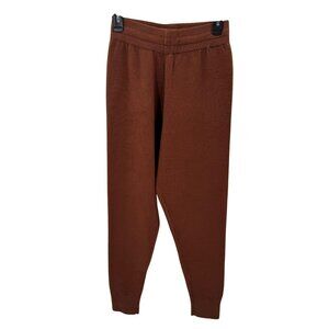 Varley Kent Lounge Pant 27.5" Womens XS True Knit Viscose Blend Rust Brown